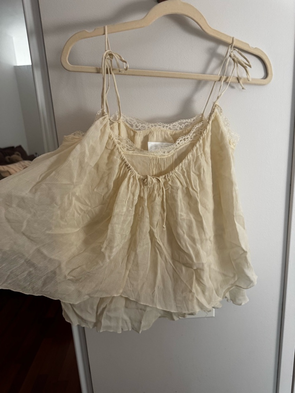 ZARA Semi Sheer Laci Tank Cami Top - NWOT - Picture 8 of 8
